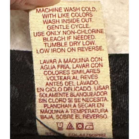 Faded Glory Black Slim Fit Shorts Polyester Cotton Blend Women's Size M (8-10) - Picture 8 of 11